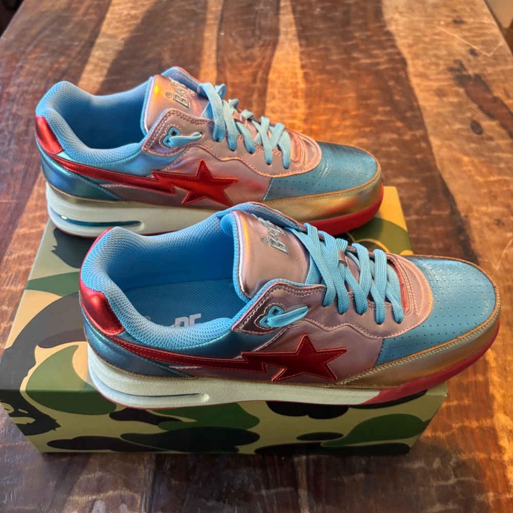 Metallic BAPE Bathing Ape STAs mens 13 - Picture 6 of 12